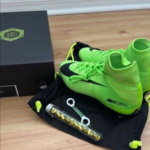 Nike Mercurial Neon Green Soccer Cleats